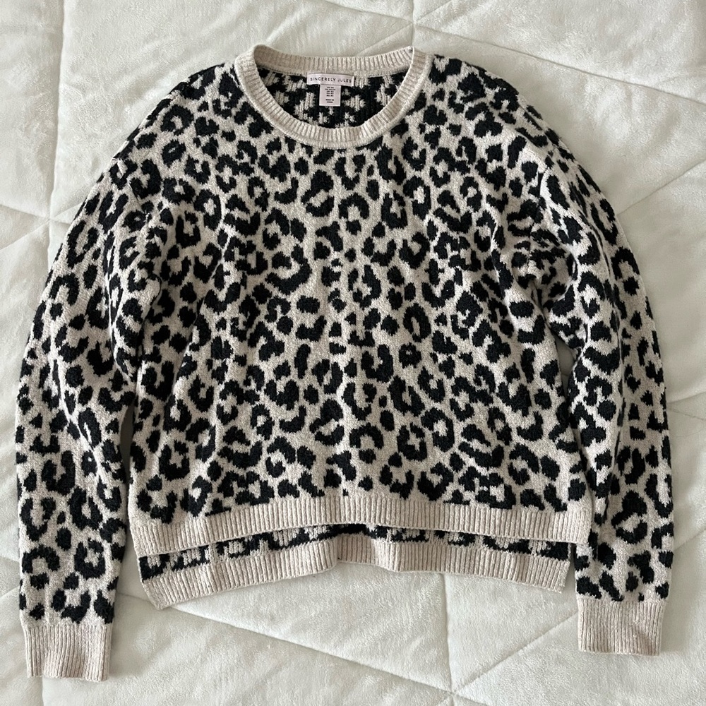 Leopard Print Sweater